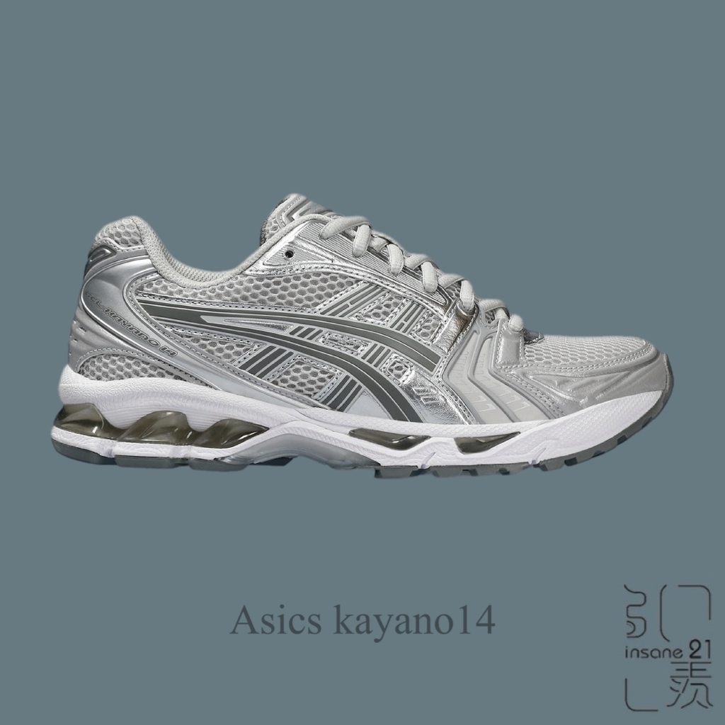 ASICS GEL-KAYANO14 白銀金屬 復古Y2K 女款 運動鞋 1202A056-021【Insane-21】