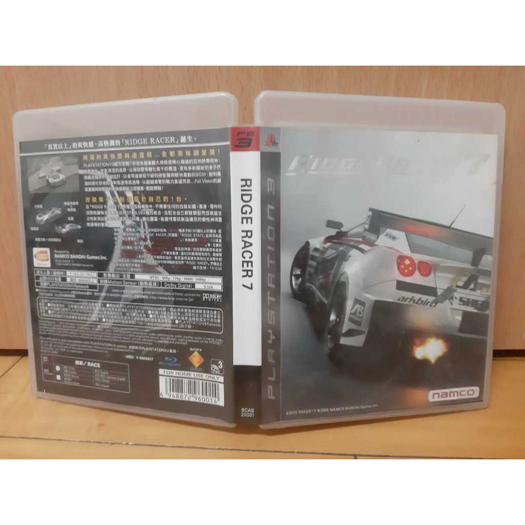 PS3 遊戲片實感賽車 7 ridge racer 7 亞英版