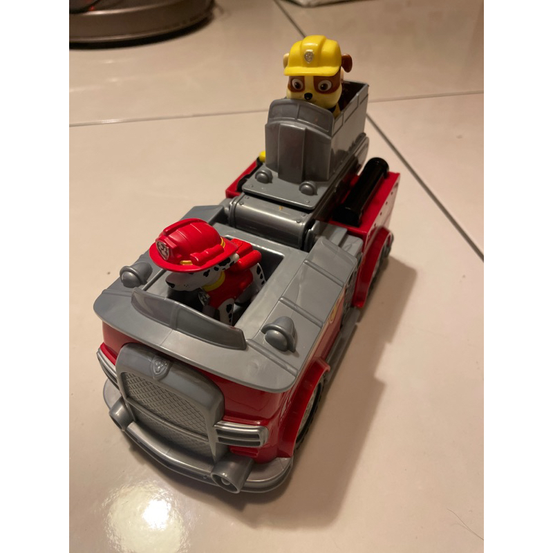 汪汪隊立大功 子母車車組合 毛毛  小笠 汪汪隊玩具車
