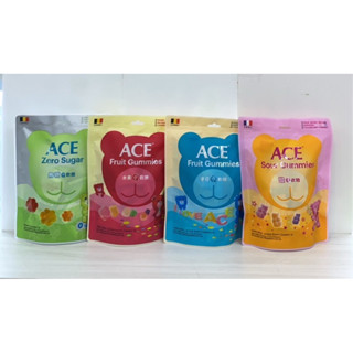 ACE 無糖/水果/字母 Q軟糖240g/酸熊Q軟糖220g