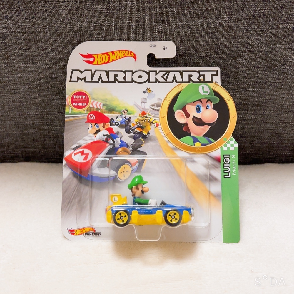 hot wheels 風火輪小汽車 Mario kart Luigi 路易吉