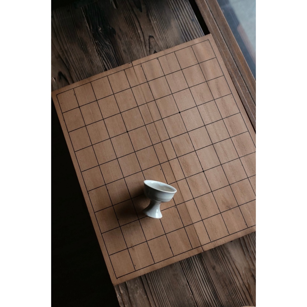 日本 折疊將棋盤 茶道具 商空佈置