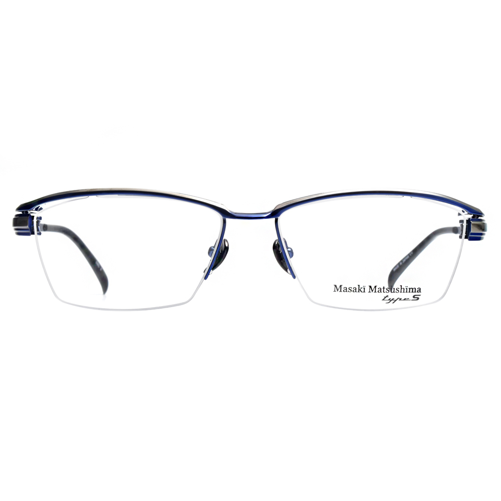 Masaki Matsushima 光學眼鏡 MFT5081 C2 半框 日本鈦 type S系列 - 金橘眼鏡