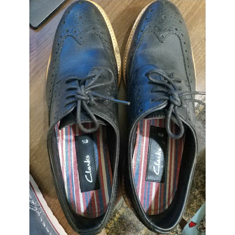 (二手)clarks 男鞋 皮鞋 尺碼 UK6.5