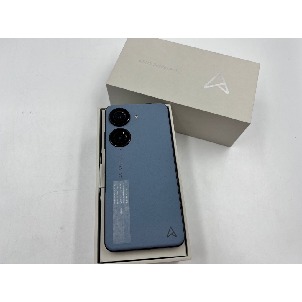 §轉機站§漂亮極新 保固2025/1 盒裝 華碩 ASUS Zenfone 10 8G 256G 5.92吋 藍色 7