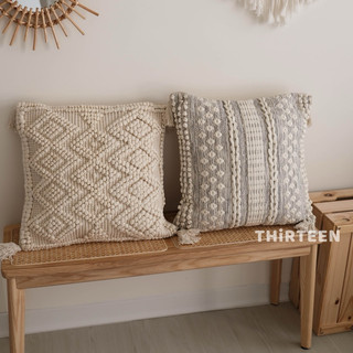 THiRTEEN拾叄家居◖印度手工抱枕（50x50cm） 印度工藝靠枕 靠墊 軟裝佈置 家居品 靠墊 枕頭套 抱枕套