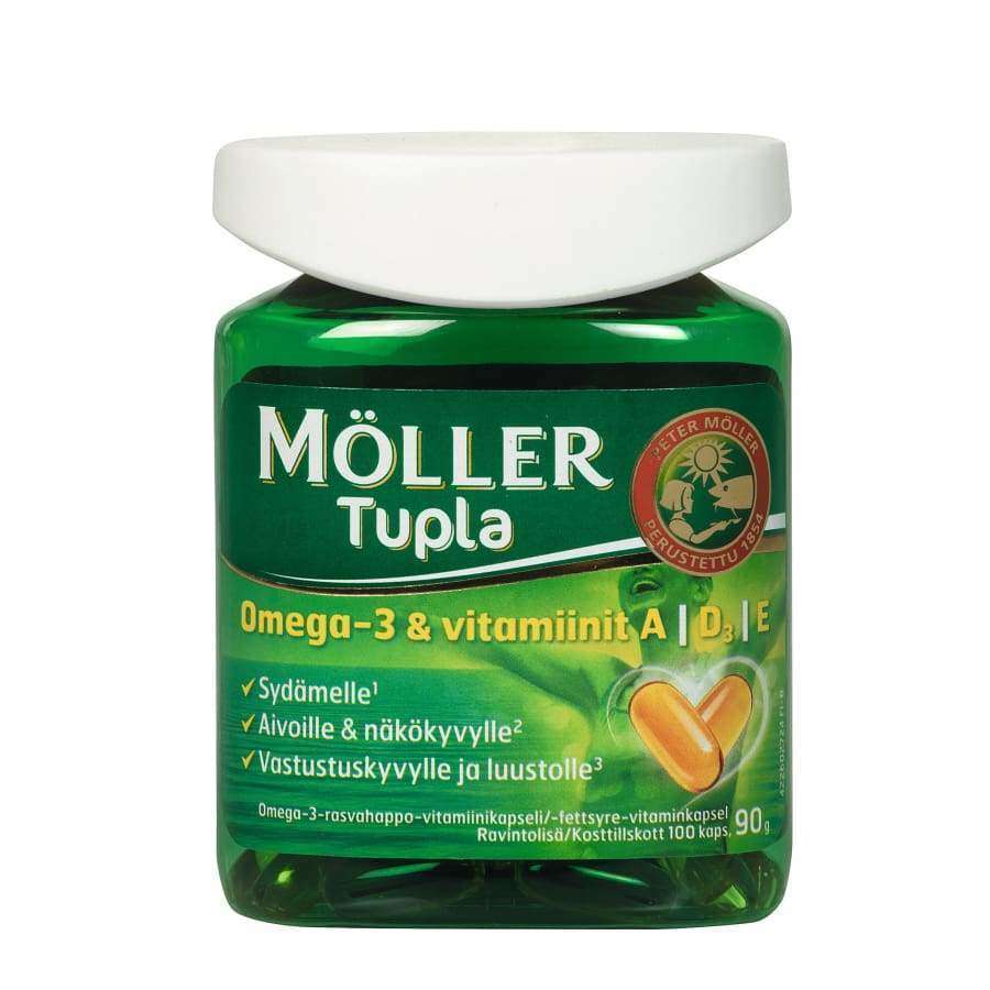🇫🇮芬蘭🇫🇮 Möller's Tupla Omega-3 Double魚油100粒 Mollers