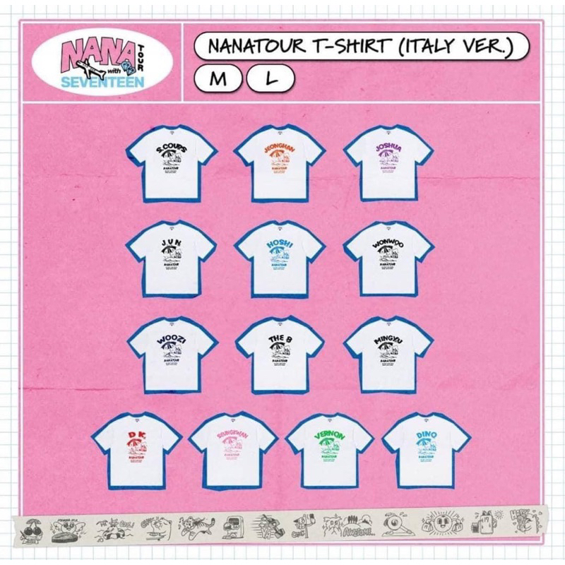 NANA TOUR 나나투어周邊 T-shirt