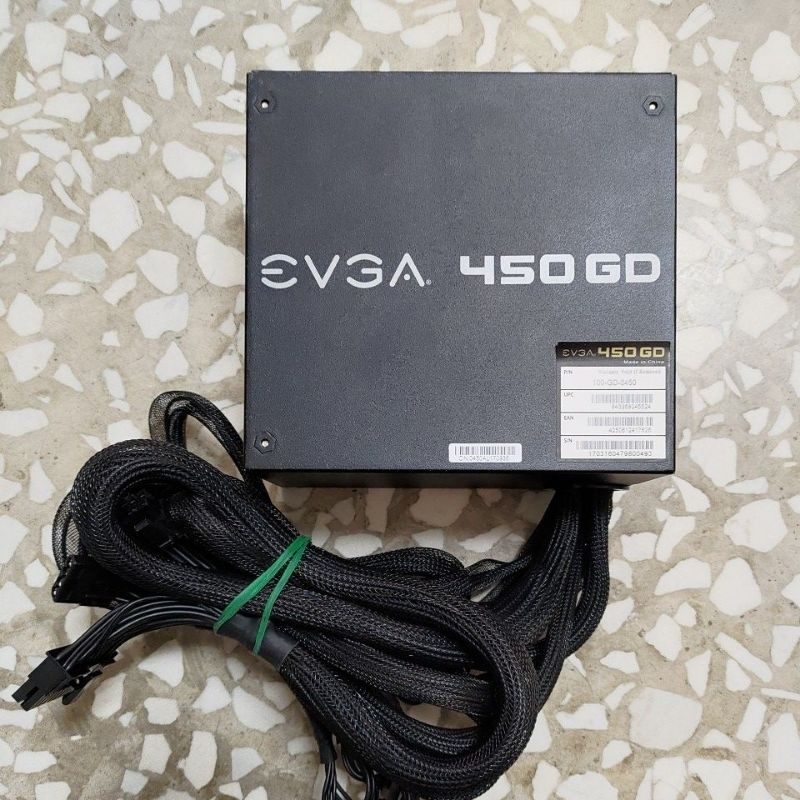 [二手] EVGA 艾維克 450 GD 450W GOLD 金牌 電源供應器 足瓦