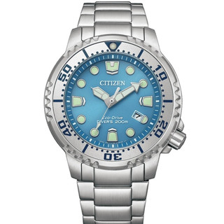 CITIZEN星辰 PROMASTER系列 光動能潛水腕錶 -冰川藍 44mm/BN0165-55L
