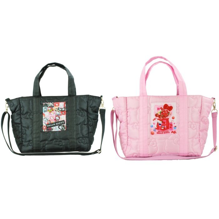 ♥小玫瑰日本精品♥ Hello Kitty 50周年系列 手提肩背兩用包 斜背包 手提包 外出包~3