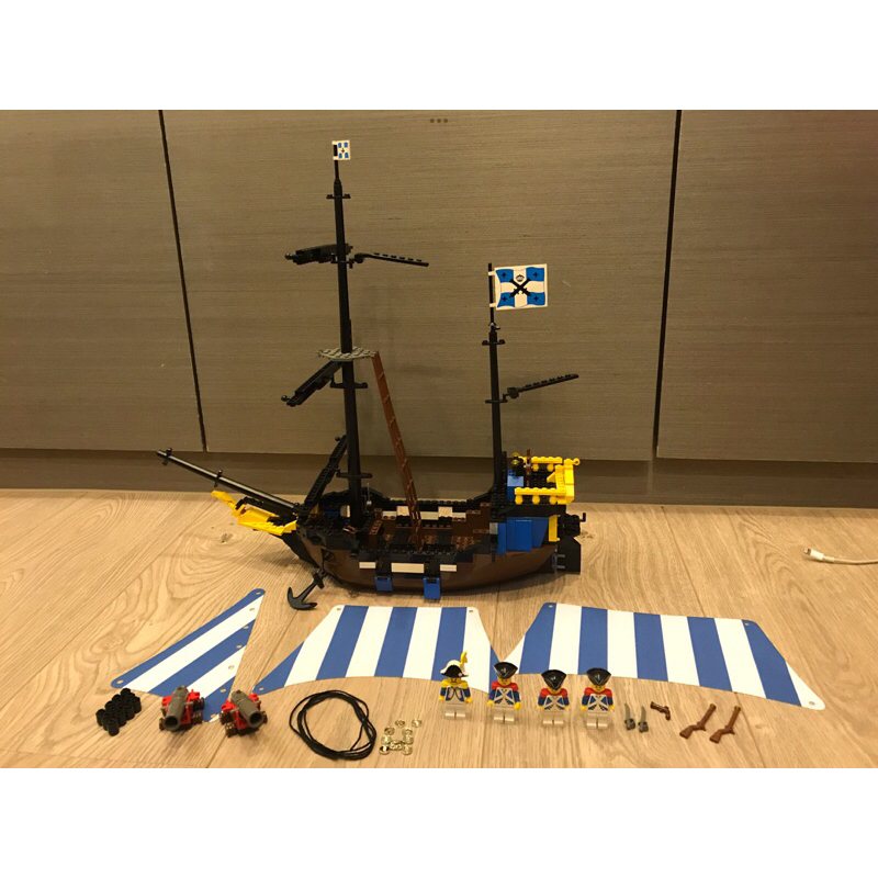 LEGO樂高經典絕版南海海盜系列6274 Caribbean Clipper加勒比海官兵船二手戰艦美品