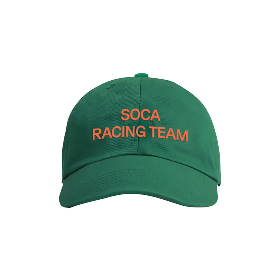 【VESPA RAGAZZO】SOCA Hat Front RACING TEAM 棒球帽 綠款