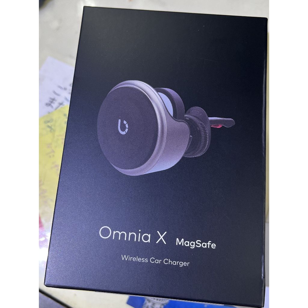 全新未拆 現貨 Omnia X MagSafe 車用磁吸無線充電器 + 85w三孔快充車用充電器 (可刷卡)