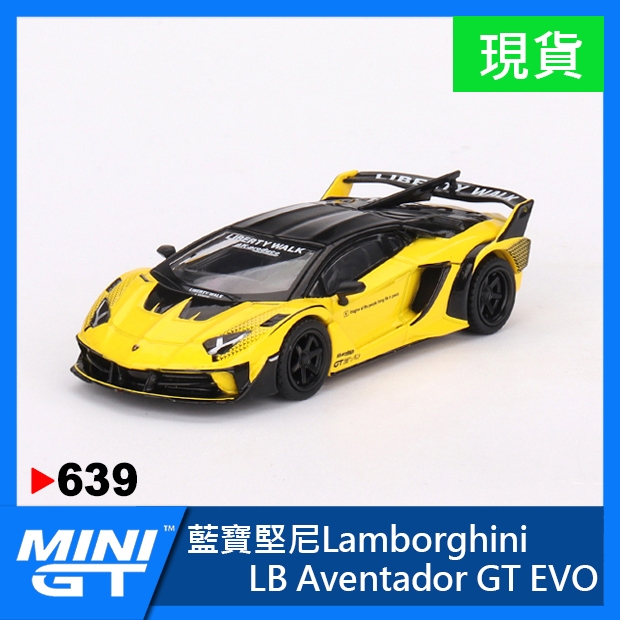 【現貨特價】MINI GT #639 藍寶堅尼 LB Aventador GT EVO 大牛 超跑 MINIGT