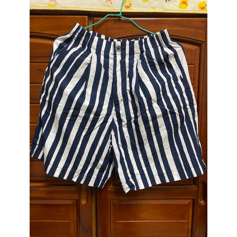 Uniqlo條紋短褲（7成新）s號