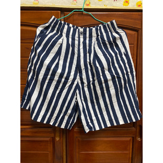 Uniqlo條紋短褲（7成新）s號