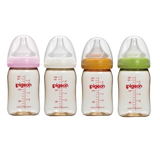 HI,MAMA&BABY-日本PIGEON貝親母乳實感寬口徑PPSU奶瓶-160ml