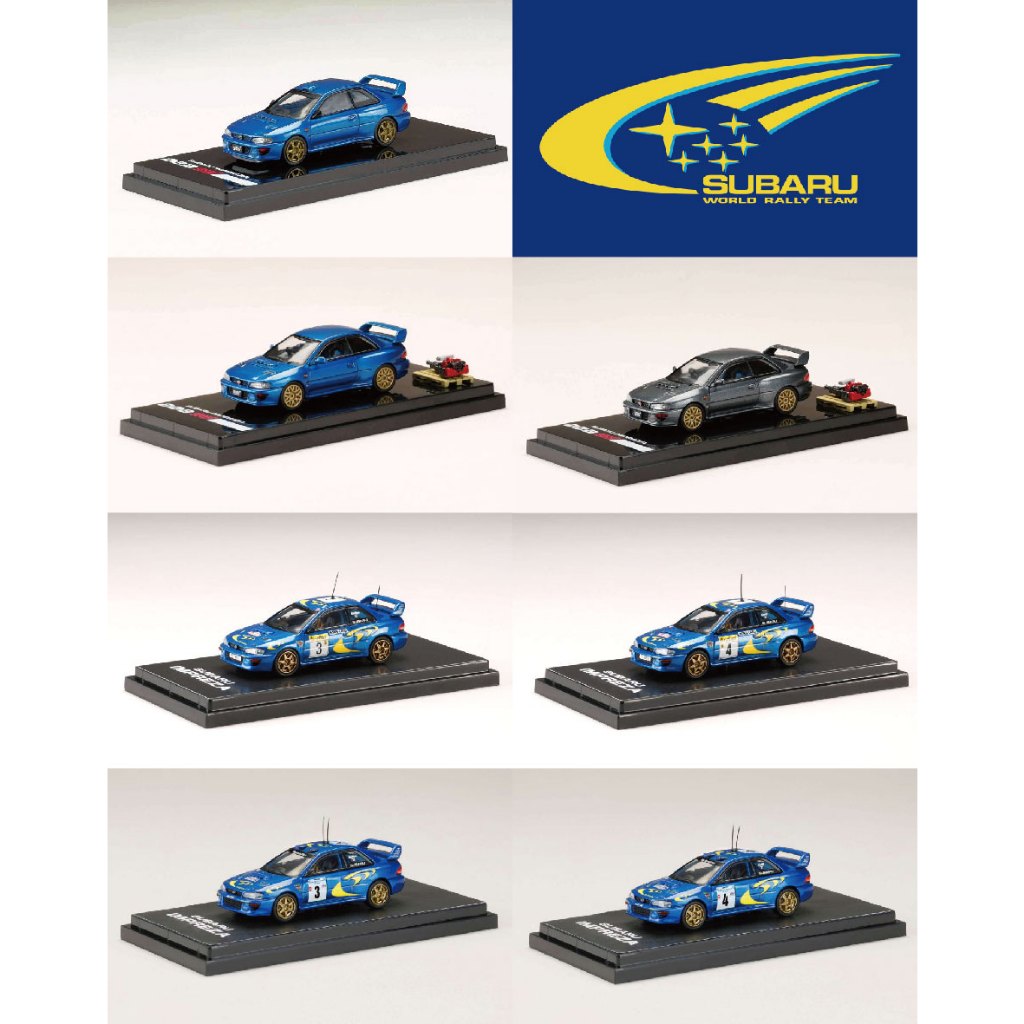 【Yoyo's】 不拆售 Hobby Japan 1/64 Subaru Impreza 22B STi GC8 WRC