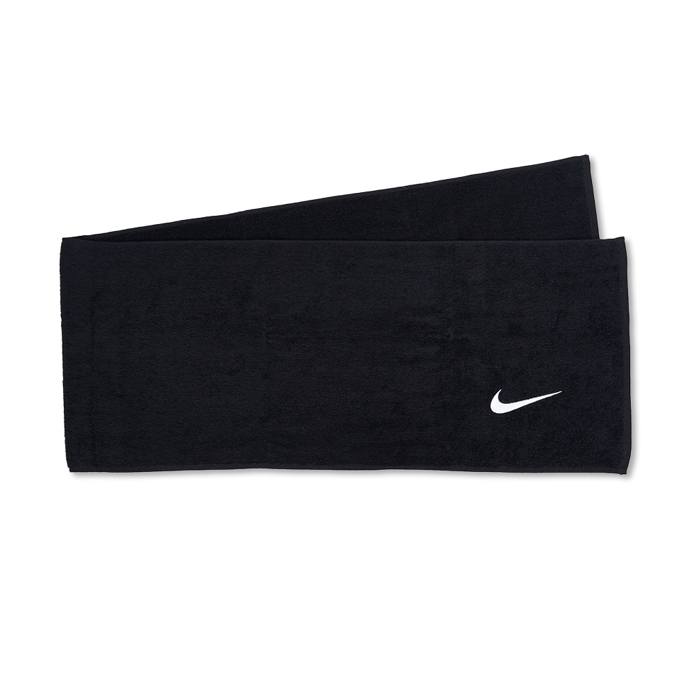 Nike Solid Core 黑 厚綿 健身 120x25cm 運動 休閒 長型 毛巾 N1001540010NS