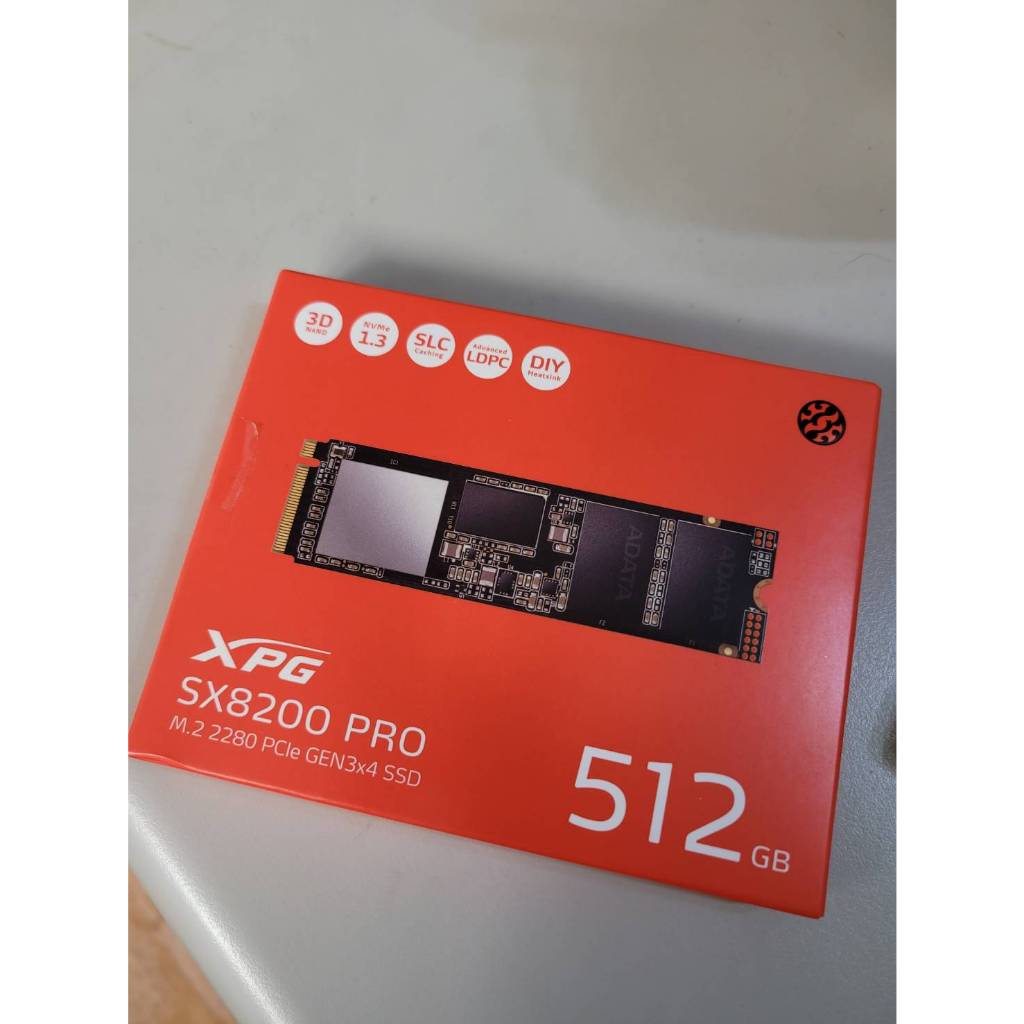 【保固內送修整新品 七折賣】威剛 XPG SX8200 PRO固態硬碟 512G 保固至2027/11/30
