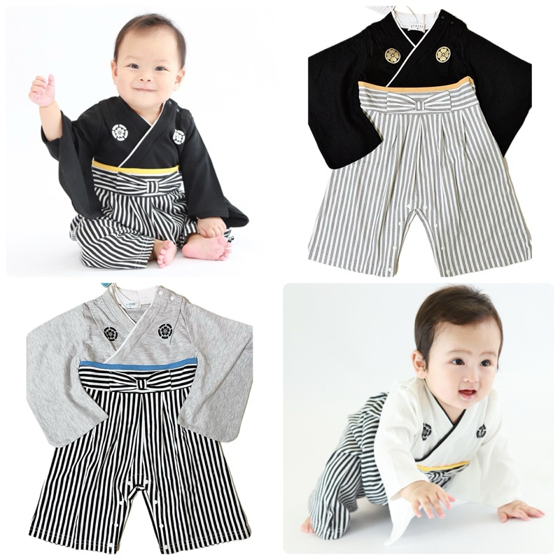 日本🇯🇵 新生兒 嬰兒 寶寶 和服 浴衣 拍照 造型服 連身衣 週歲 爬服 包屁衣