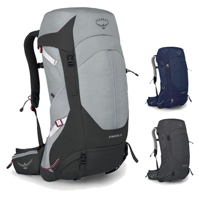 【OSPREY 美國】新款 Stratos 36 登山背包 煙霧灰 海鯨藍 隧道灰 36L 百岳背包 後背包 戶外魚鷹包