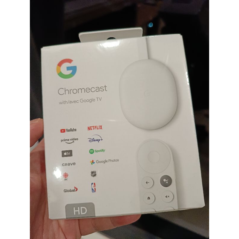 Chromecast for Google TV HD 全新