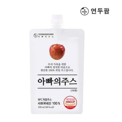 韓國YEONDOOFARM-蘋果汁100ml