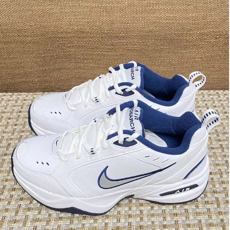 Nike Air Monarch IV 4 白 藍 銀 運動鞋 老爹鞋 休閒鞋 復古 男鞋 415445-102