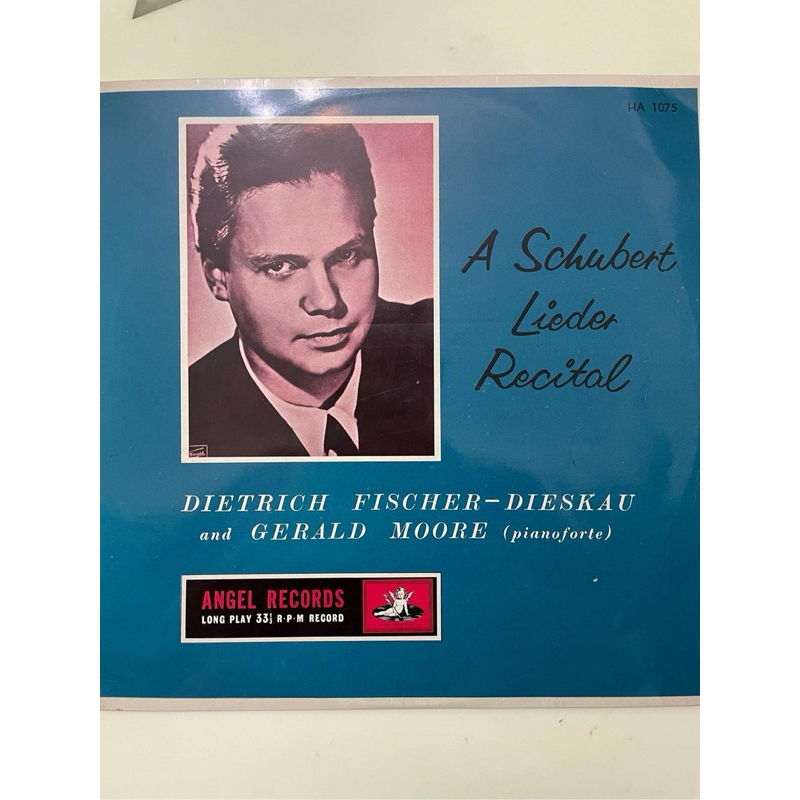 古典音樂黑膠：舒伯特歌曲獨奏會Schubert/費雪狄斯考與摩爾（鋼琴）