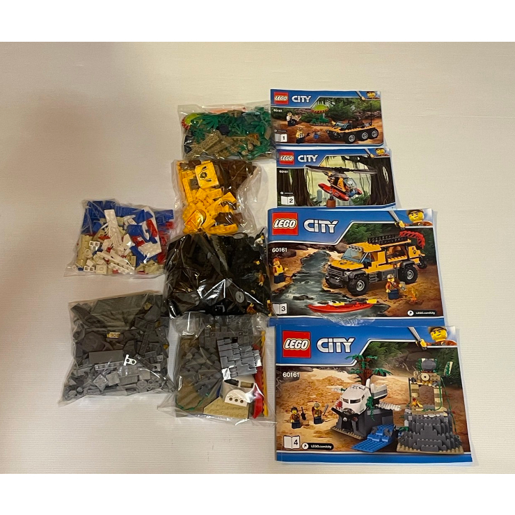 二手 LEGO 樂高 60161 CITY 城市系列 叢林探險站 有說明書 無盒子