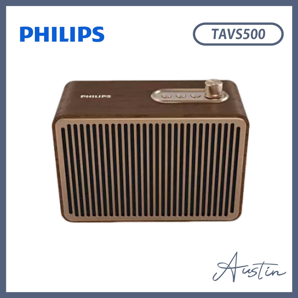 【現貨】［PHILIPS 飛利浦］洛可可系列無線藍芽喇叭 TAVS500