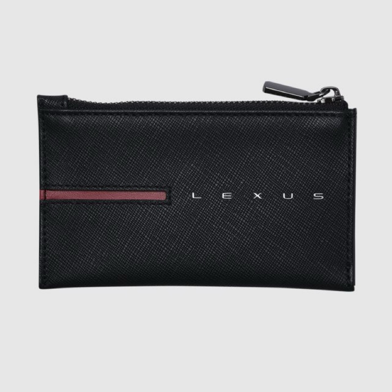【Lexus】線條撞色零錢包