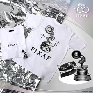野獸國 |《期間限定》Pixar皮克斯短T+跳跳燈公仔 套組 短袖T恤 / 白