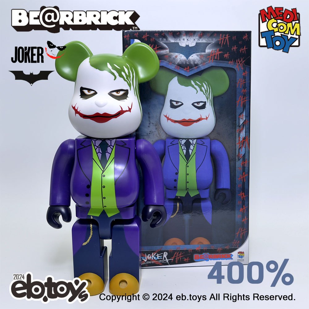 【扭蛋達人】BE@RBRICK 限定生産品 400% THE JOKER  黑暗時刻 小丑 LAUGHING Ver.