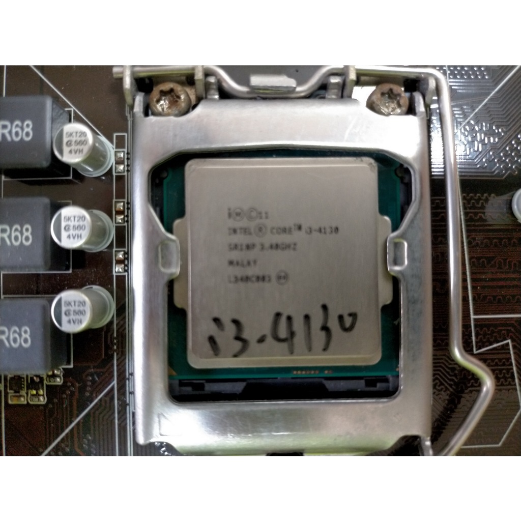 C. 1150CPU-Intel Core i3-4130 3.4G / 4M 四代模擬四核處理器 直購價100