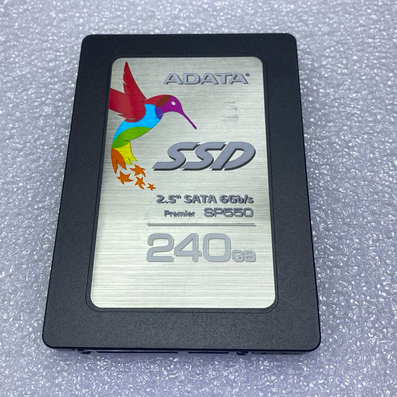 含稅價 ADATA 威剛 2.5吋 SSD 240GB SP550 二手拆機良品 9號