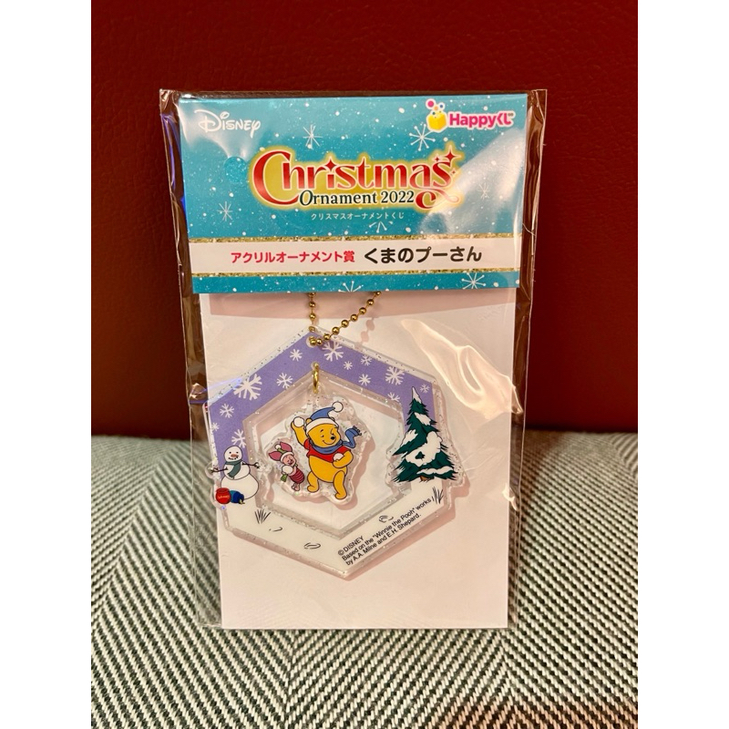 日本Disney小熊維尼2022聖誕節造型吊飾