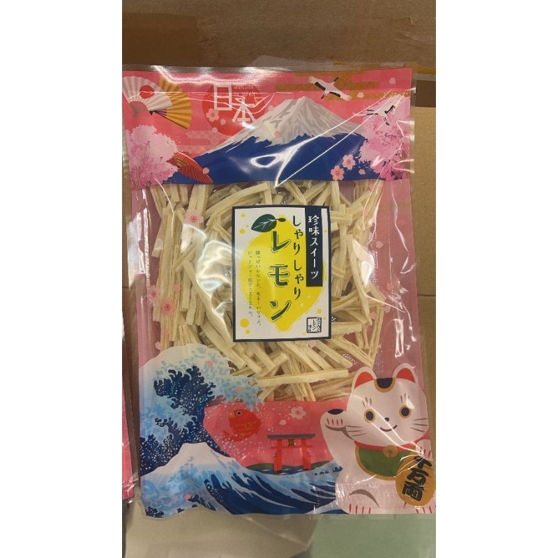 日本正貨/日本帶回/日本檸檬鱈魚香絲/160g