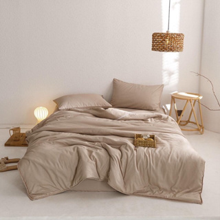 天然 涼感床包 素色 櫻木絲 萊塞爾纖維+涼感纖維 床包 枕套 兩用被 涼被