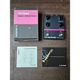 【二手】t.c. electronic Vintage Bass Distortion 貝斯破音效果器