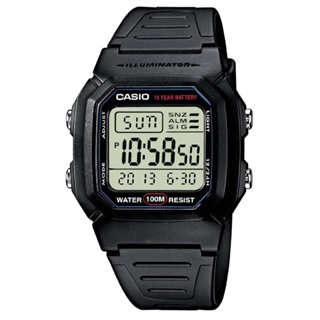 【CASIO 卡西歐】經典復古數位電子錶 W-800H-1A 36.8mm 現代鐘錶