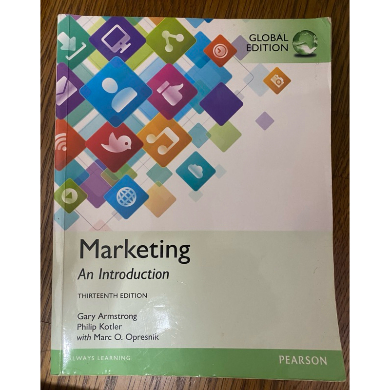 Marketing An Introduction （PEARSON） 行銷學原文書