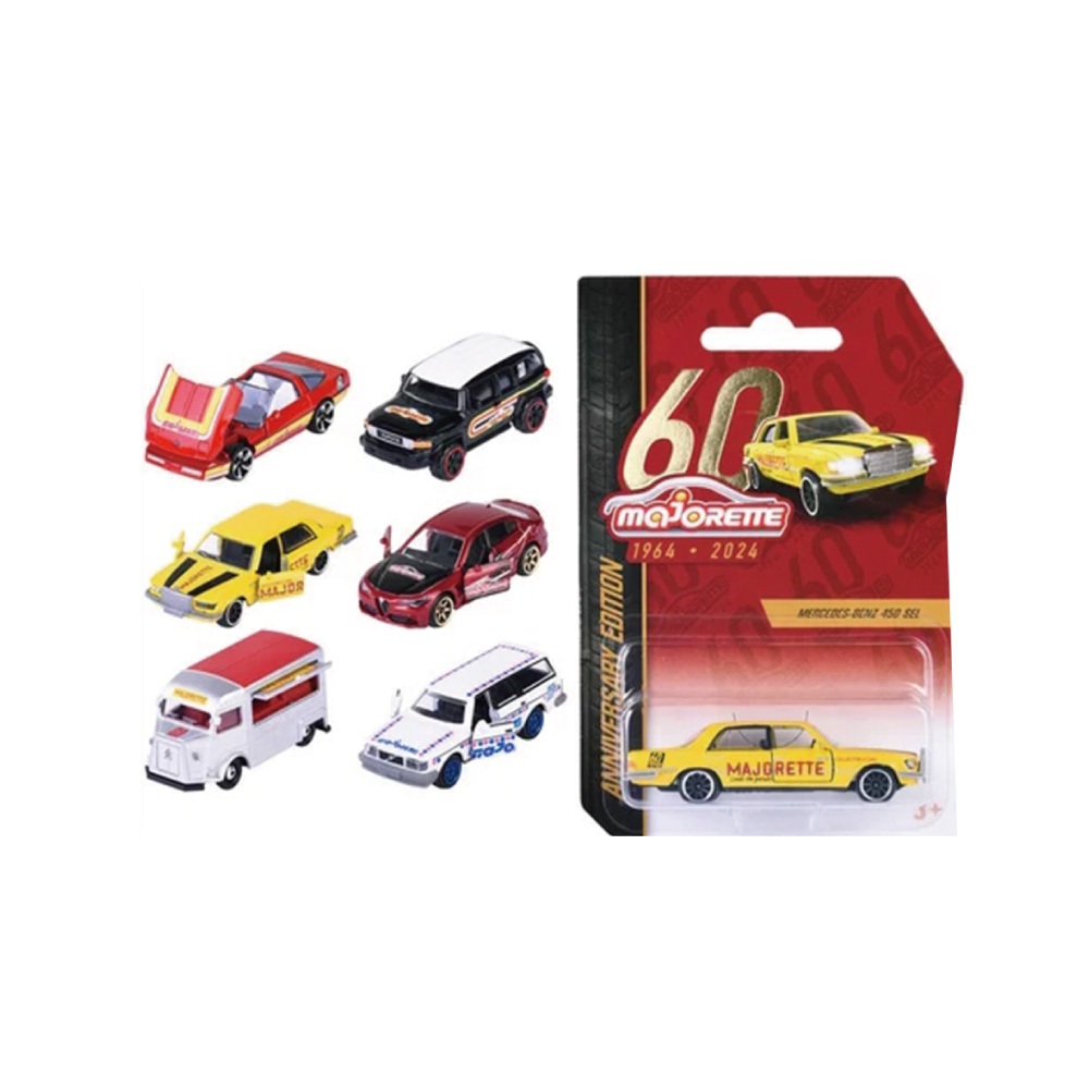 玩具反斗城 Majorette 美捷輪小汽車-60周年特別車款- 隨機發貨