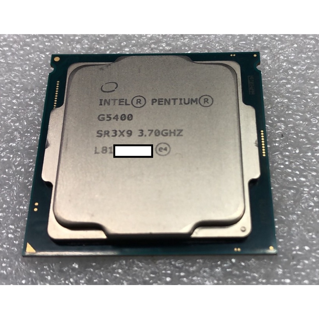 【吳'r】INTEL 8.9代 G5400桌上型電腦 CPU 1151腳位 正式版 (裸裝)$500