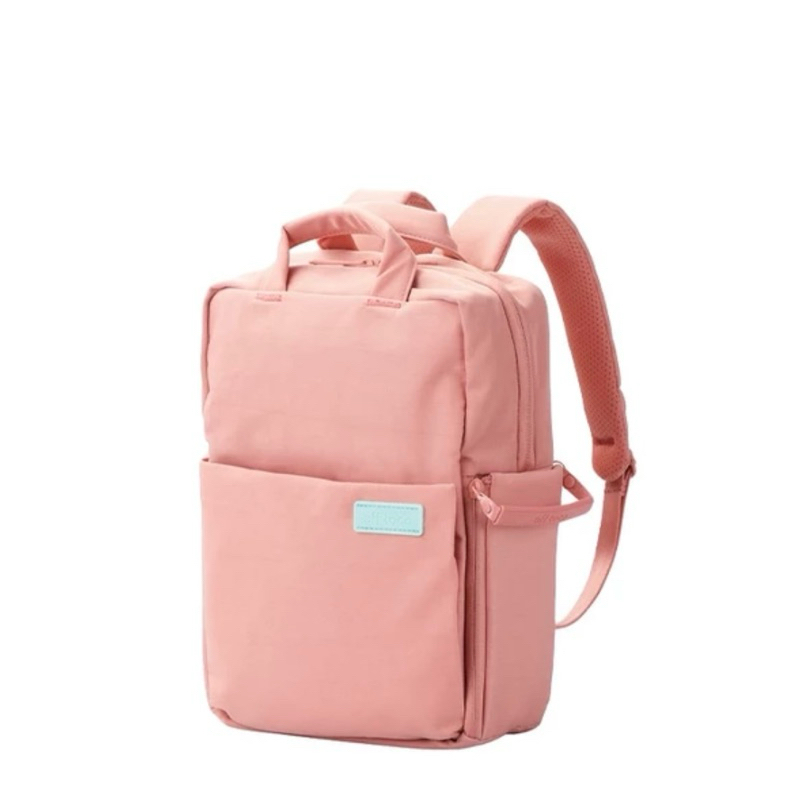 [全新便宜售] ELECOM off toco日本 粉色雙肩背包/小書包/ipad包/相機包/旅行隨身包/女用包