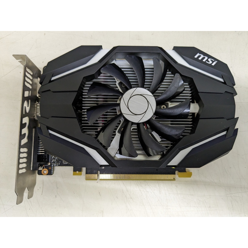 (免插電) 微星 GTX 1050 2G OC DDR5 顯示卡 DP HDMI 二手良品