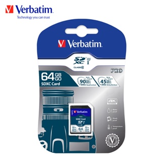 (福利品) Verbatim 威寶 Pro SDXC U3 64GB 讀寫90/45(47022)