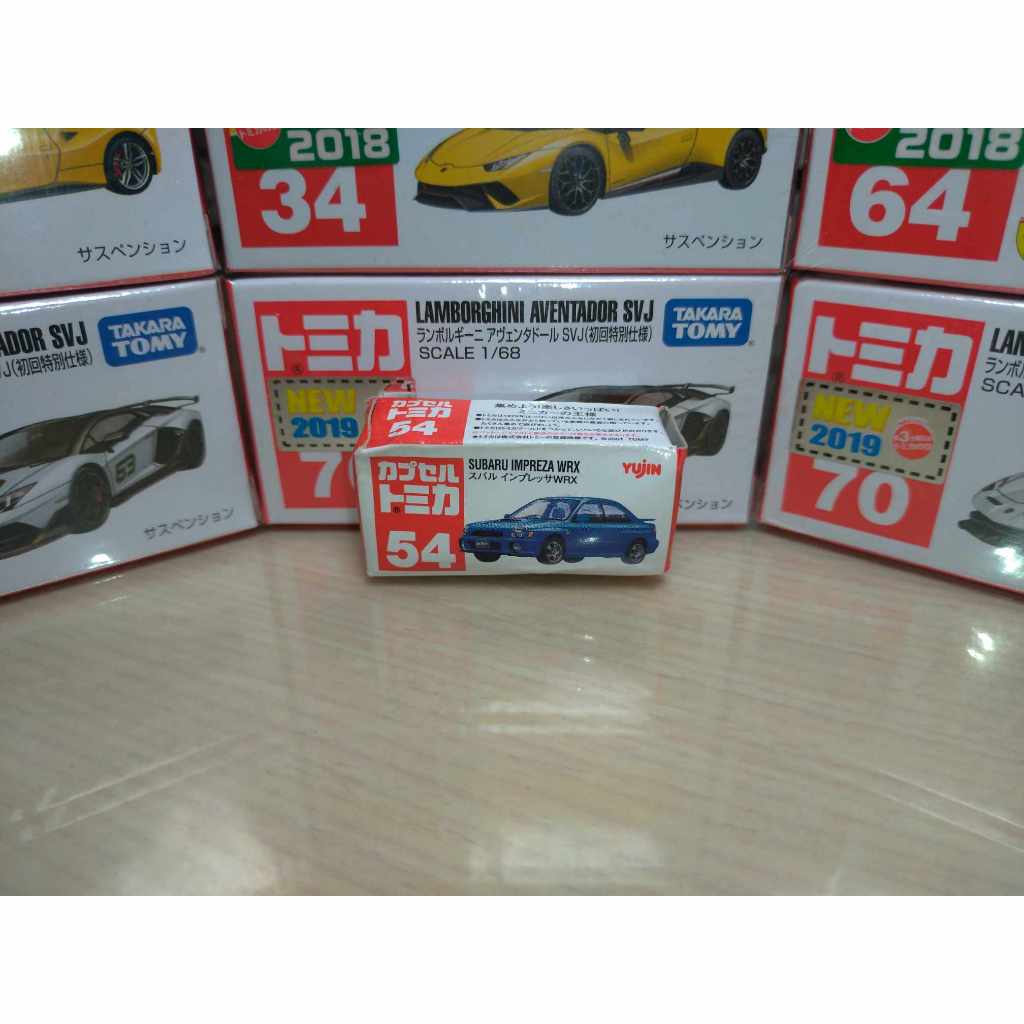 Tomica 多美 Yujin 袖珍車 Subaru Impreza WRX